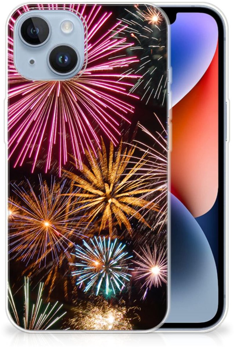Apple iPhone 14 Silicone Back Cover Vuurwerk