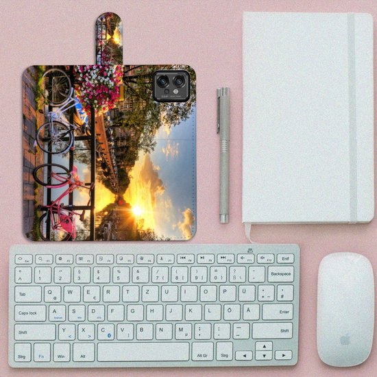 Protection Téléphone Motorola Moto G32 Portefeuille Les Canaux D'Amsterdam