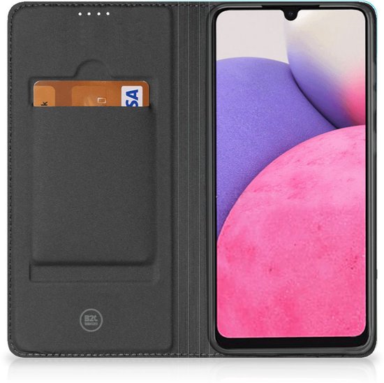 Coque Stand avec Photo Samsung Galaxy A33 5G Coque Téléphone Orchidée Blauw
