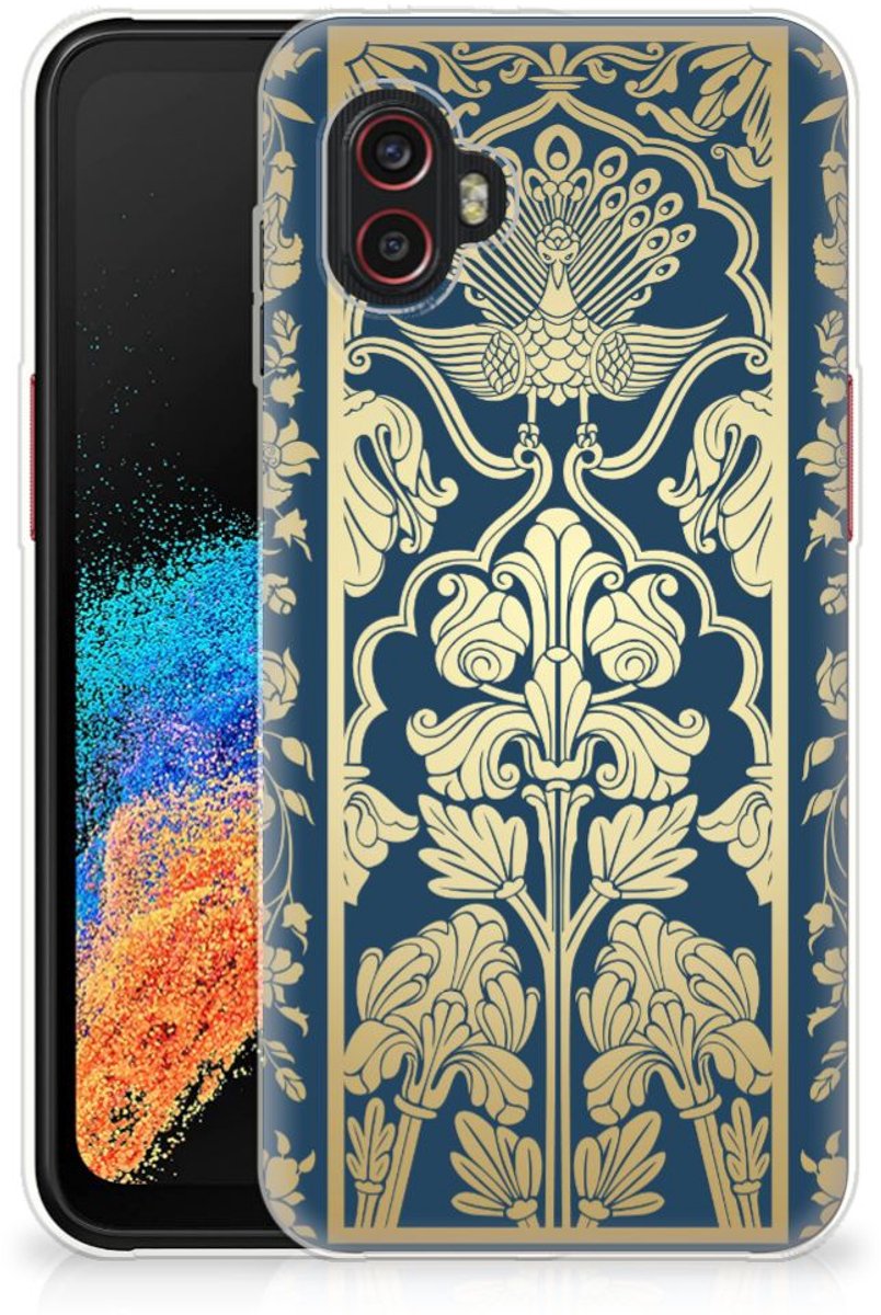 TPU Hoesje voor Samsung Galaxy Xcover 6 Pro TPU Case Beige Flowers