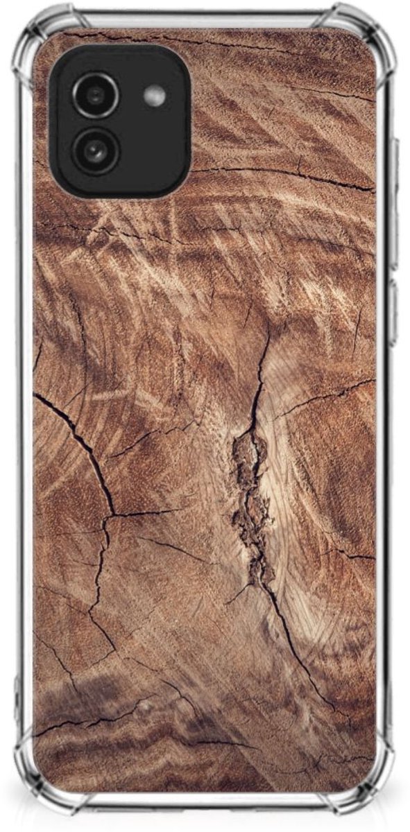 Samsung Galaxy A03 Stevig Telefoonhoesje Tree Trunk
