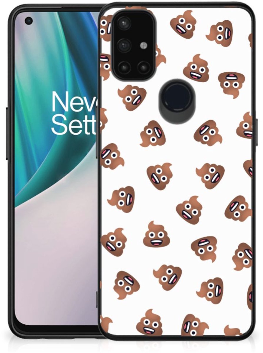 Back Case voor OnePlus Nord N10 5G Poep Emojis