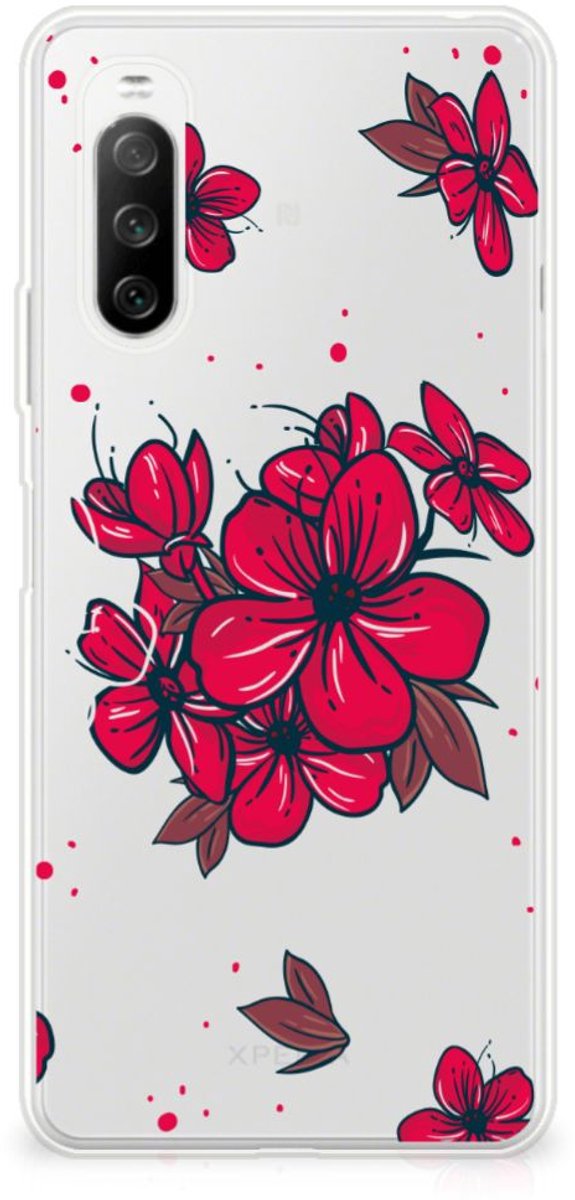 Sony Xperia 10 III TPU Case Blossom Red