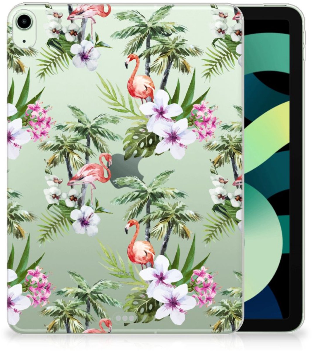 iPad Air (2020/2022) 10.9 inch Back Case Flamingo Palms