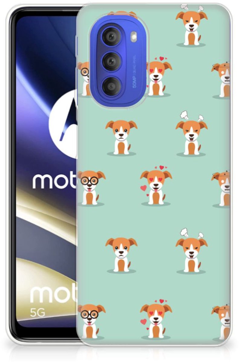 Motorola Moto G51 5G TPU Hoesje Pups