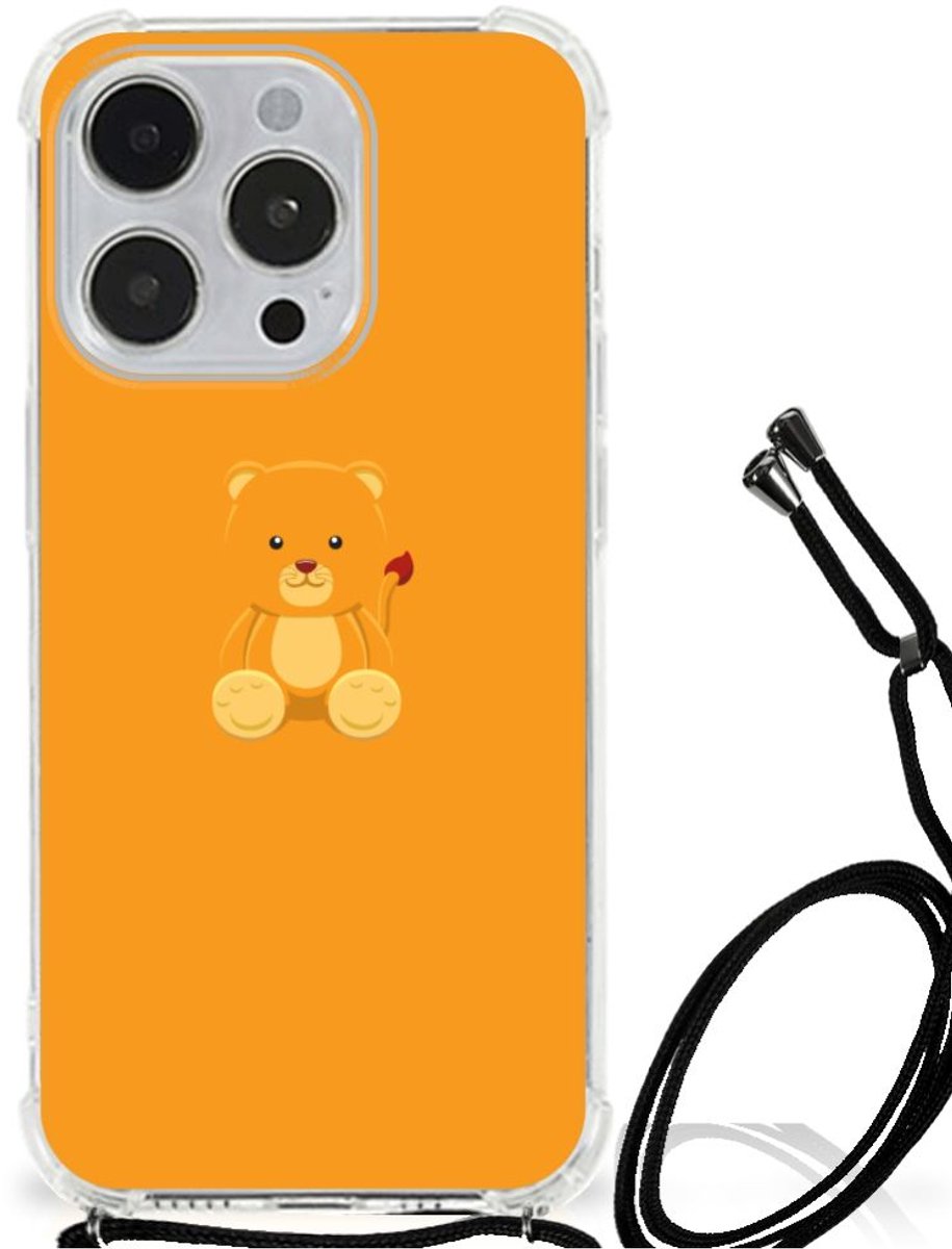 iPhone 14 Pro Stevig Bumper Hoesje Baby Beer