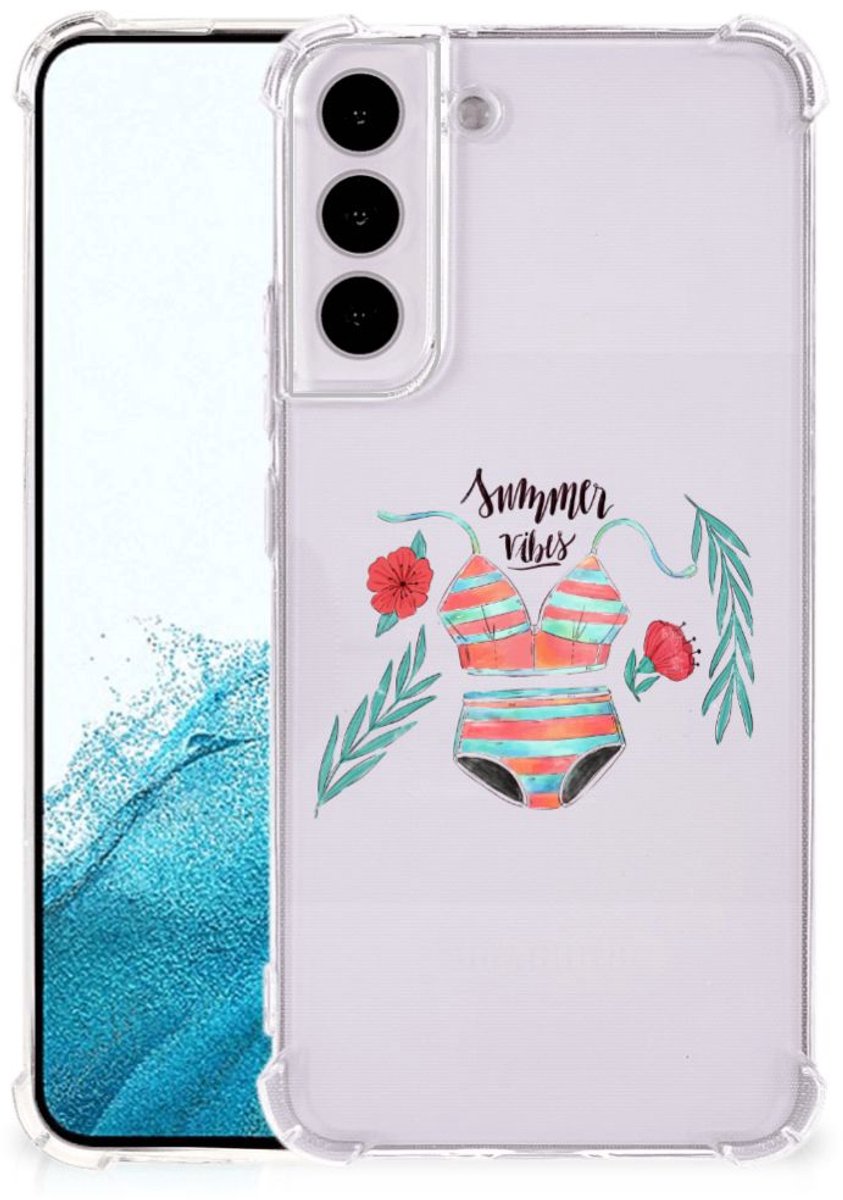 Samsung Galaxy S22 Plus Stevig Bumper Hoesje Boho Summer