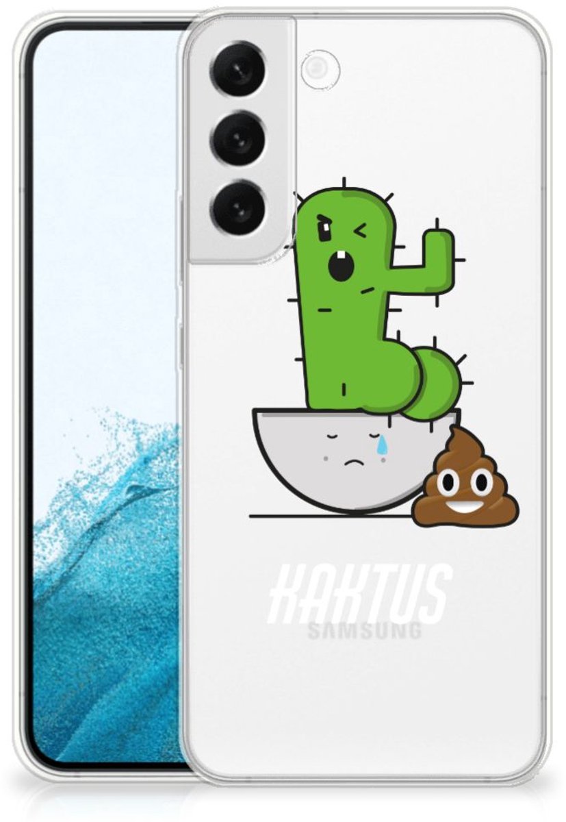 Samsung Galaxy S22 Plus Telefoonhoesje met Naam Cactus Poo