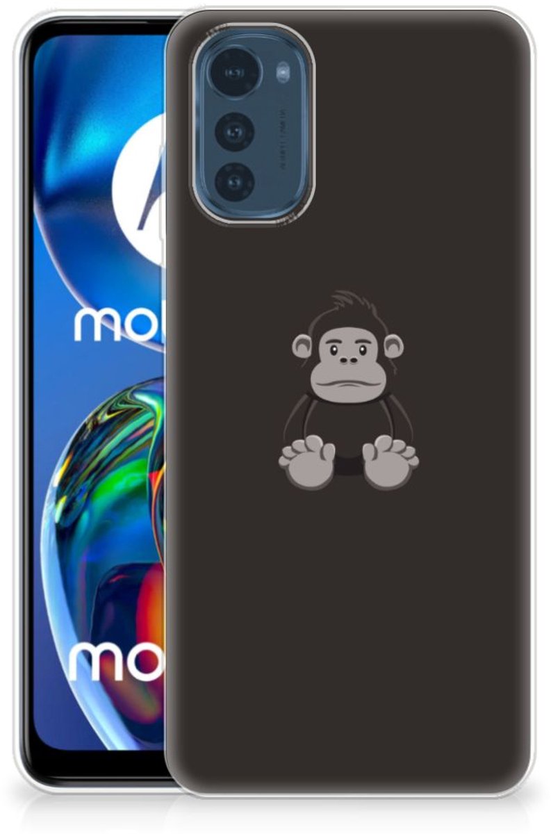 Motorola Moto E32/E32s Telefoonhoesje met Naam Gorilla