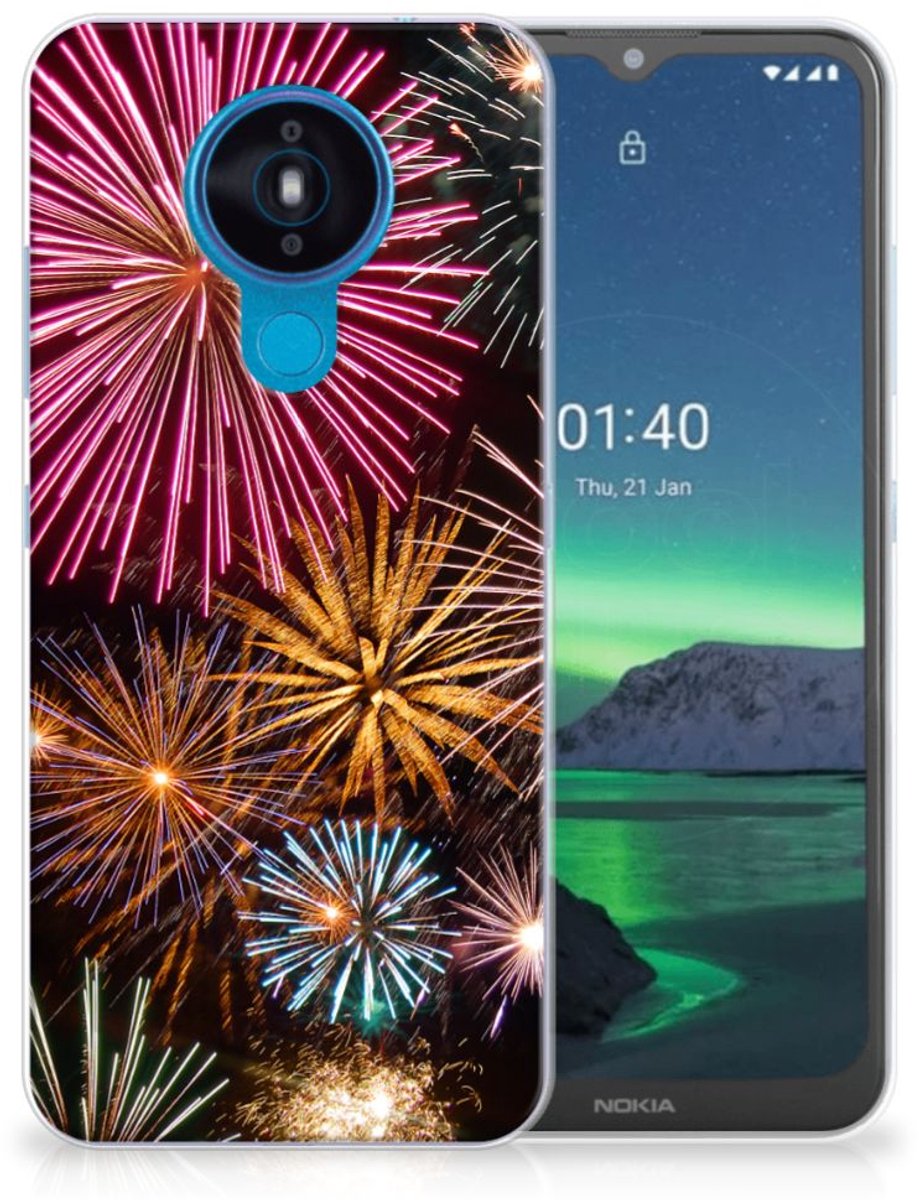 Nokia 1.4 Silicone Back Cover Vuurwerk