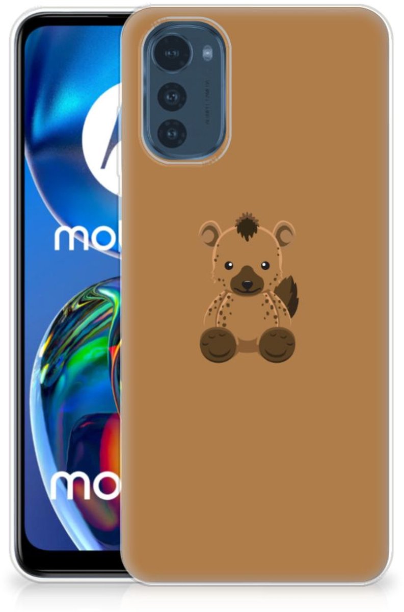Motorola Moto E32/E32s Telefoonhoesje met Naam Baby Hyena