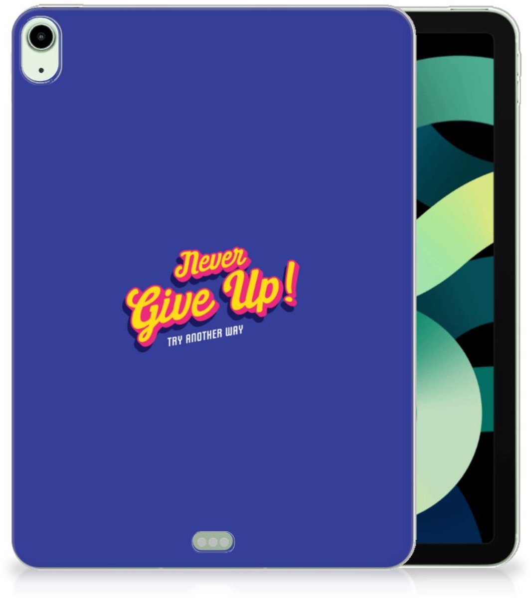 iPad Air (2020/2022) 10.9 inch Back cover met naam Never Give Up