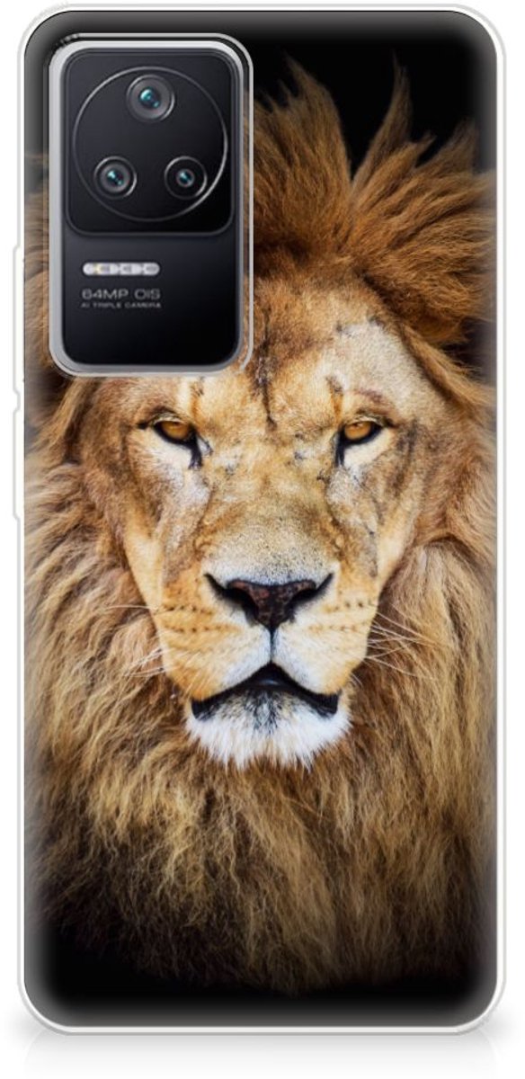 Xiaomi Poco F4 TPU Hoesje Leeuw
