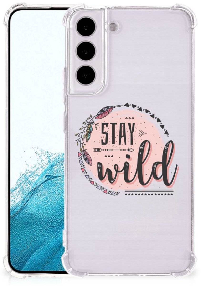 Samsung Galaxy S22 Plus Stevig Bumper Hoesje Boho Stay Wild
