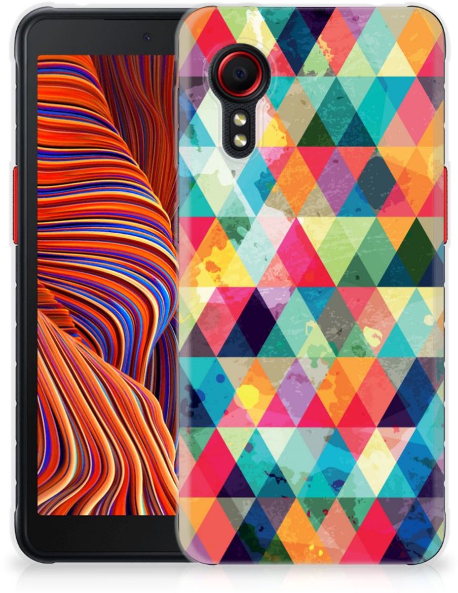 Samsung Galaxy Xcover 5 TPU bumper Geruit