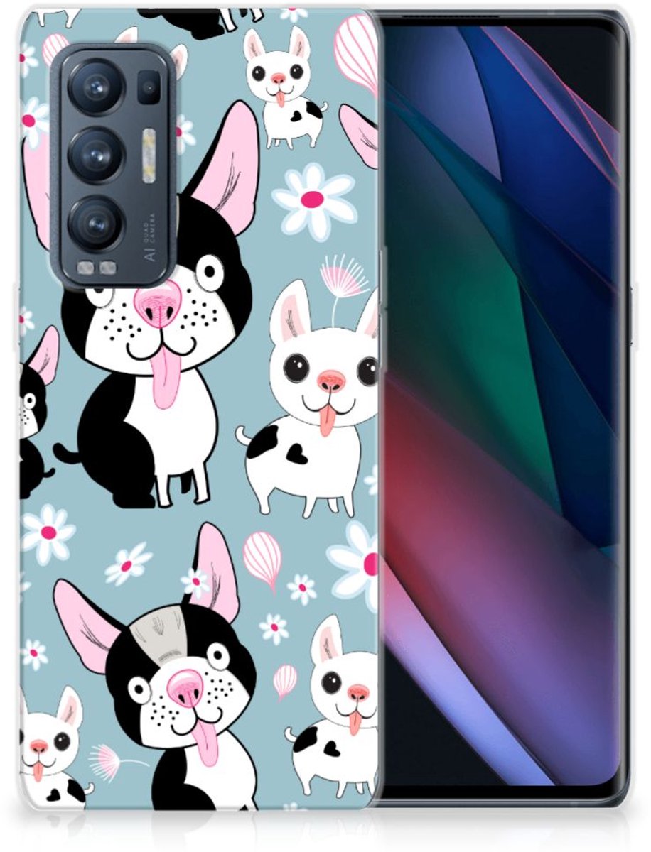 OPPO Find X3 Neo TPU Hoesje Hondjes