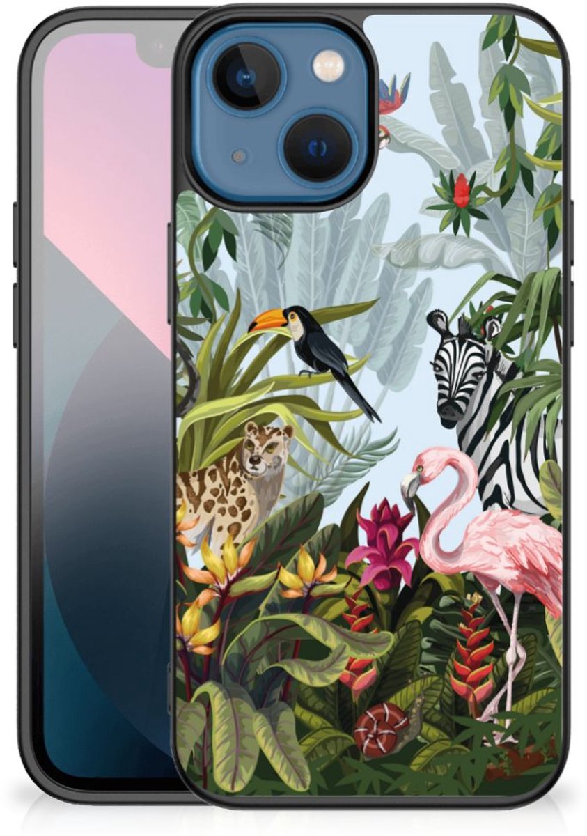 Dierenprint Telefoonhoesje voor Apple iPhone 13 mini Jungle