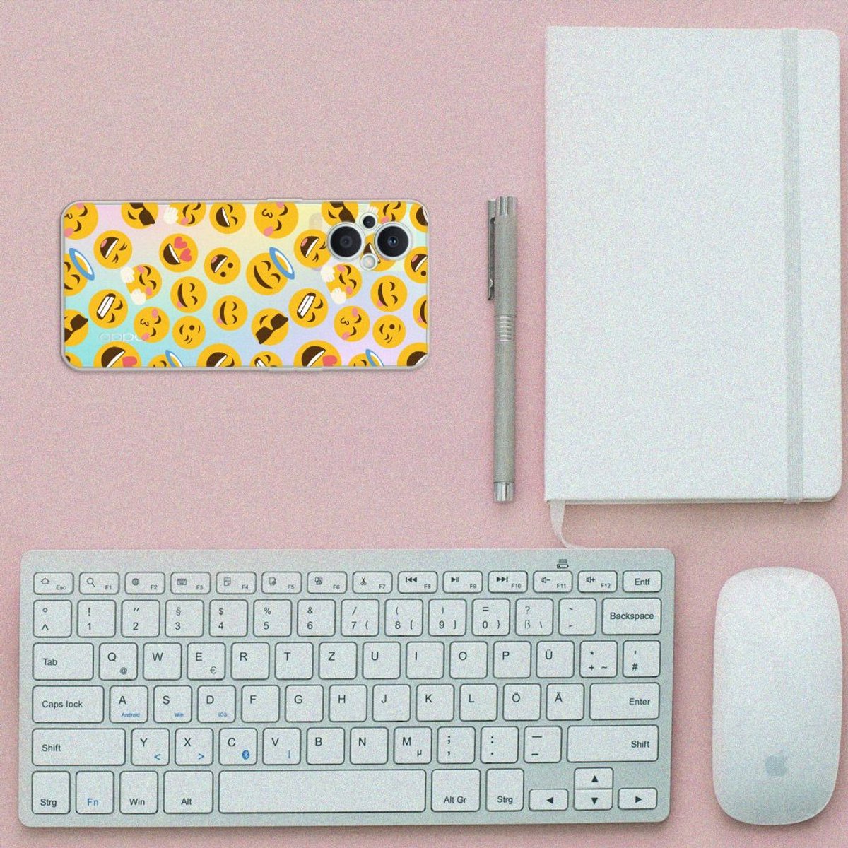 OPPO Reno8 Lite TPU bumper Emoji