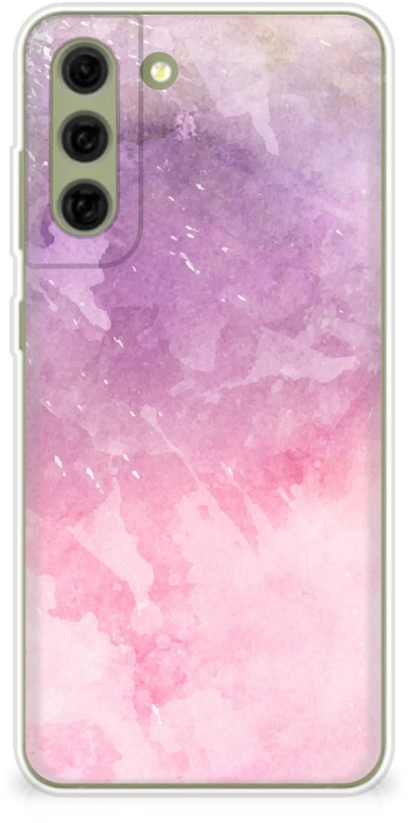 Hoesje maken Samsung Galaxy S21FE Pink Purple Paint