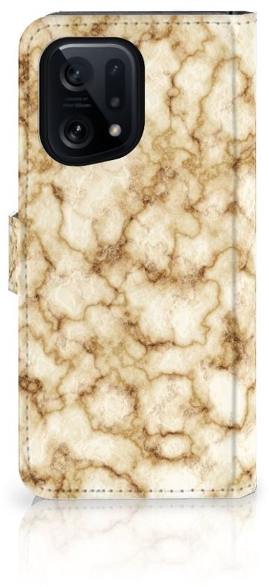 Couverture de livre OPPO Find X5 Smartphone Case Marble Goud