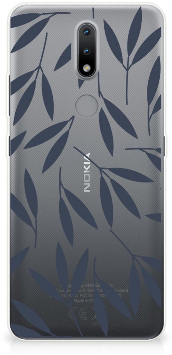 Nokia 2.4 TPU Case Leaves Blue