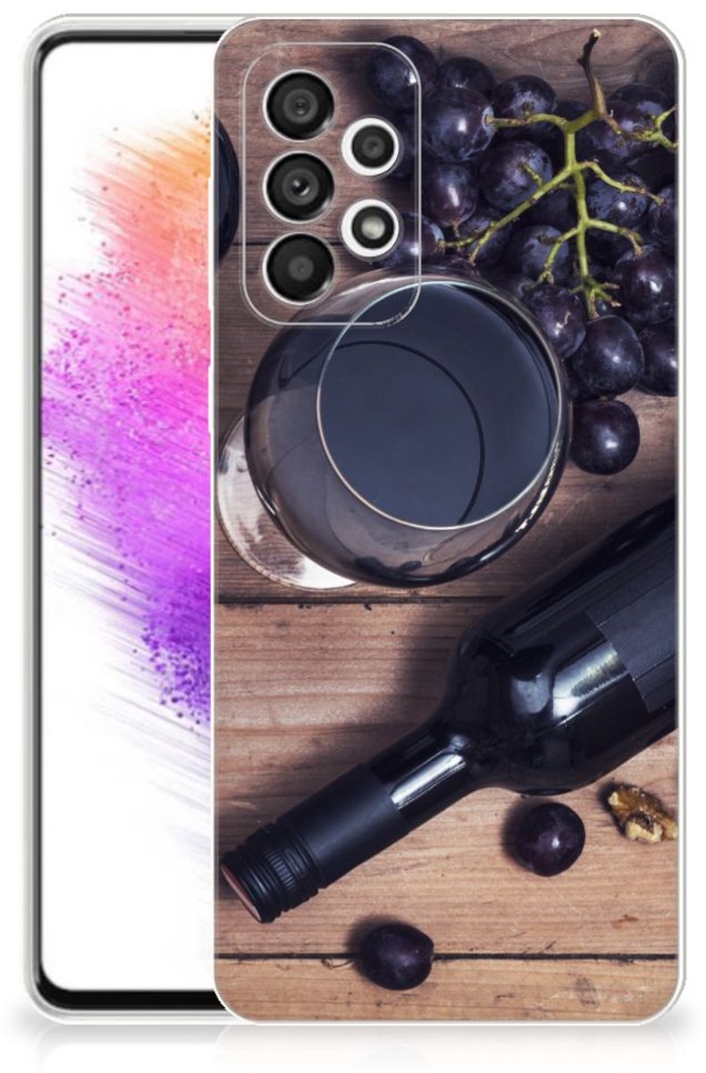 Samsung Galaxy A73 5G Siliconen Case Wijn