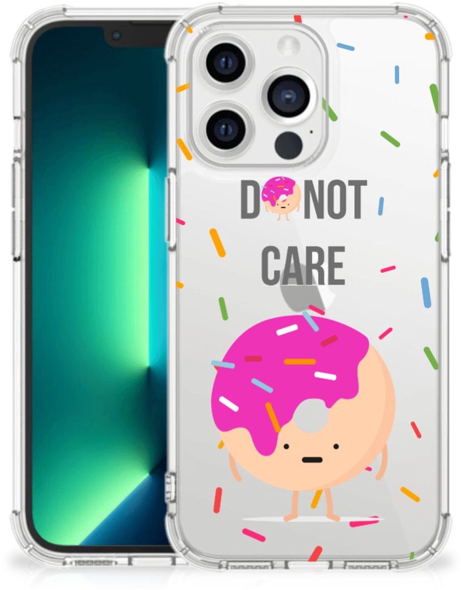 iPhone 13 Pro Max Beschermhoes Donut Roze