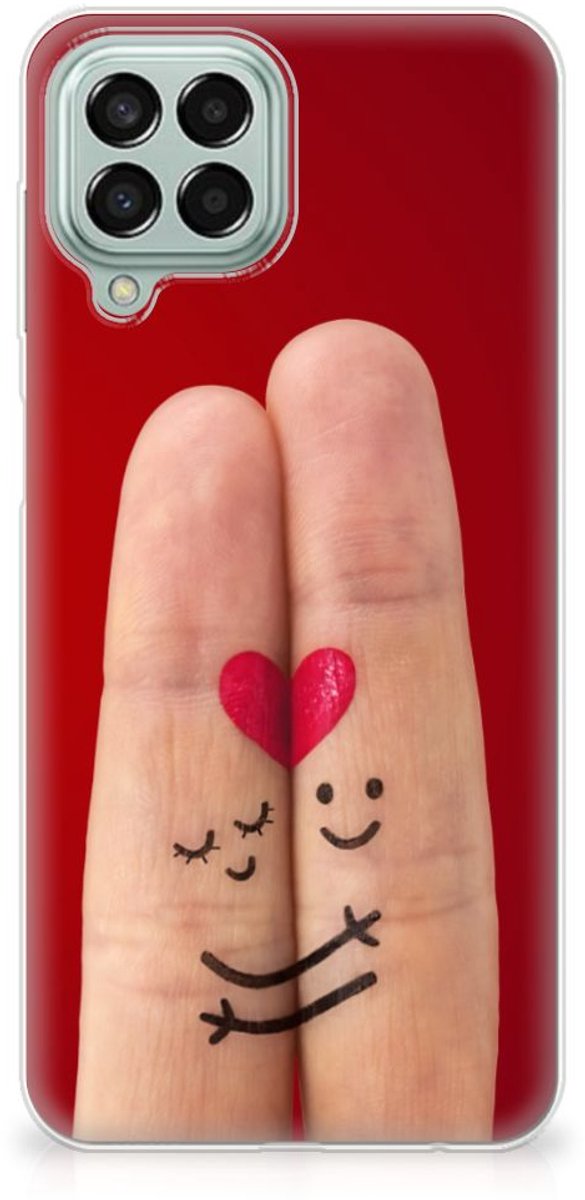 Samsung Galaxy M33 Silicone Back Cover Liefde - Origineel Romantisch Cadeau