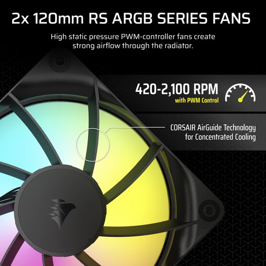 Corsair NAUTILUS 240 RS (Black) (7/8)