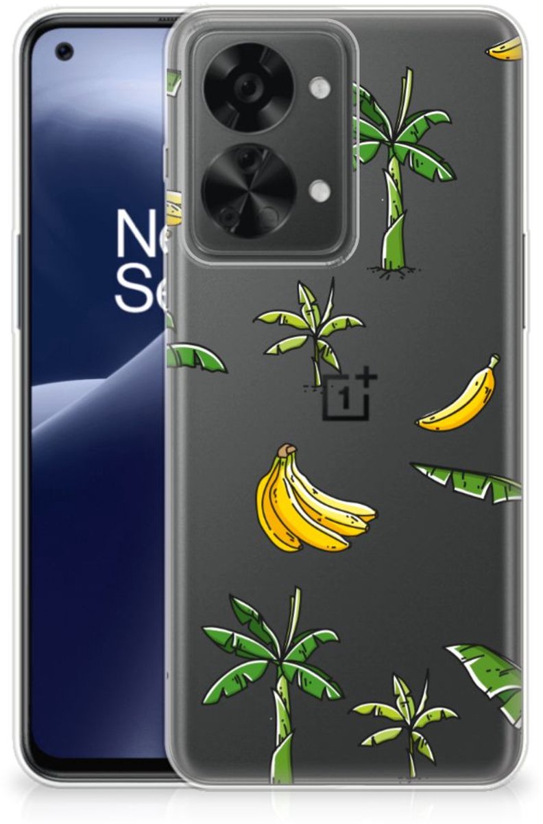 Back Cover voor OnePlus Nord 2T TPU Case Banana Tree