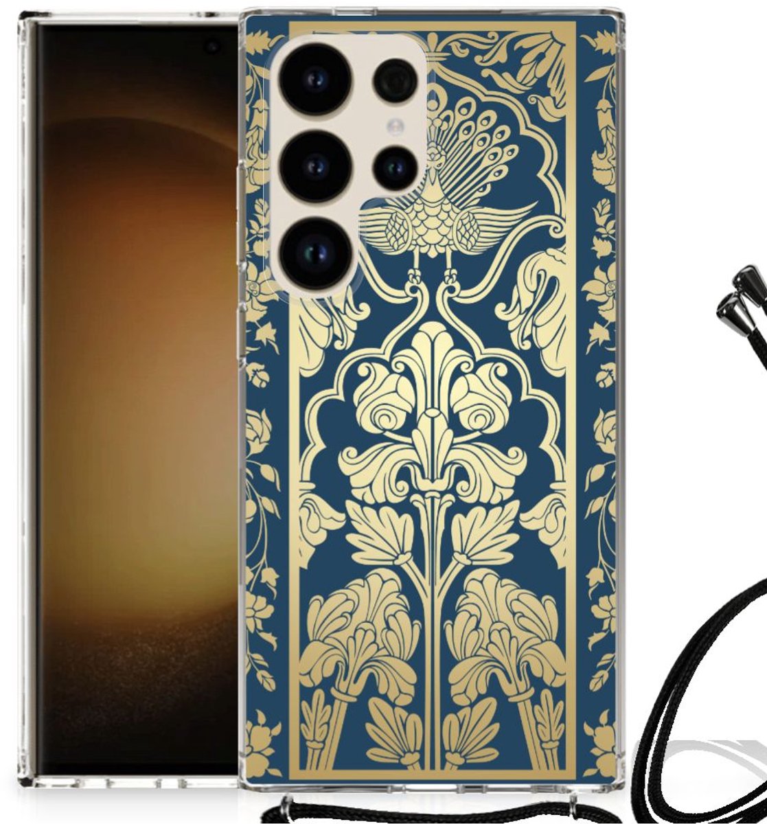Samsung Galaxy S24 Ultra Case Beige Flowers