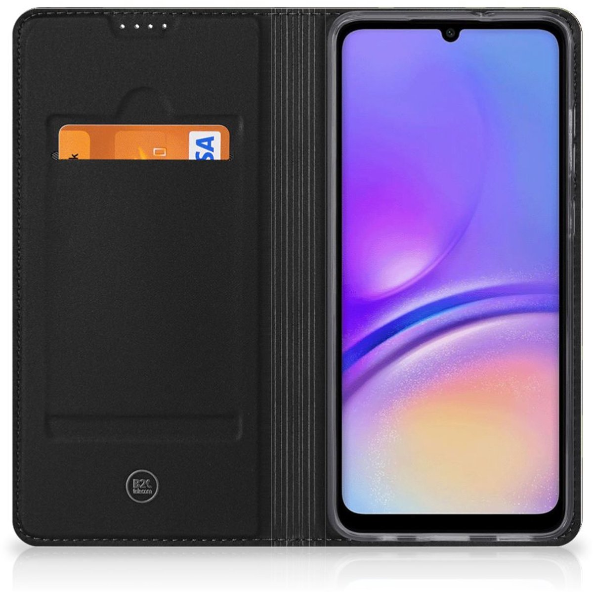 Samsung Galaxy A05 Hoesje met Magneet Army Dark