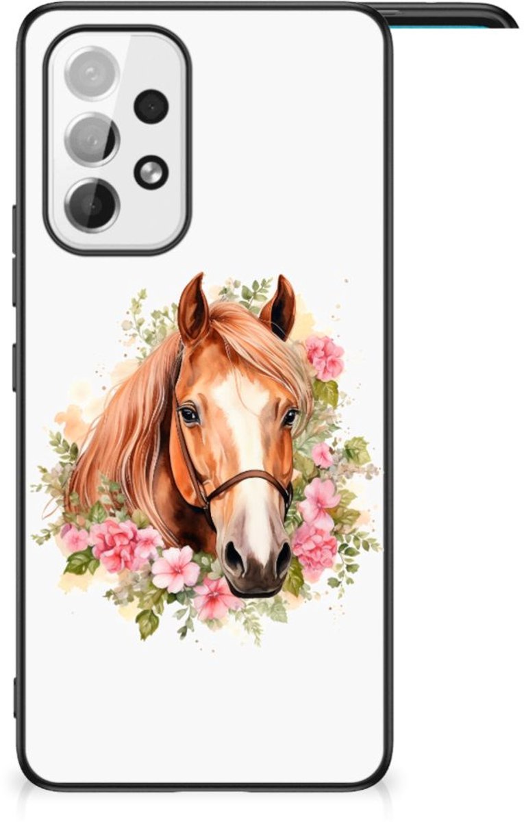 Dierenprint Telefoonhoesje voor Samsung Galaxy A53 Paard