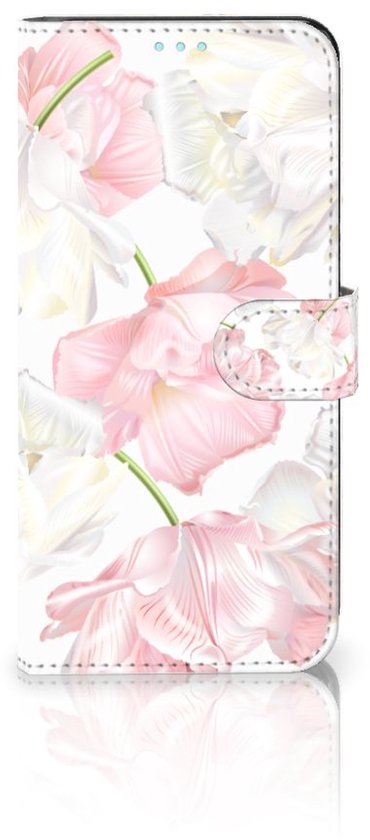 Étui pour téléphone portable OPPO A76 | A96 Wallet Book Case Gift for Maman Lovely Flowers