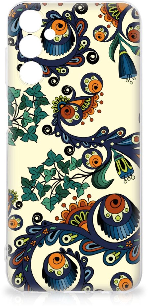 Siliconen Hoesje Samsung Galaxy M14 Barok Flower
