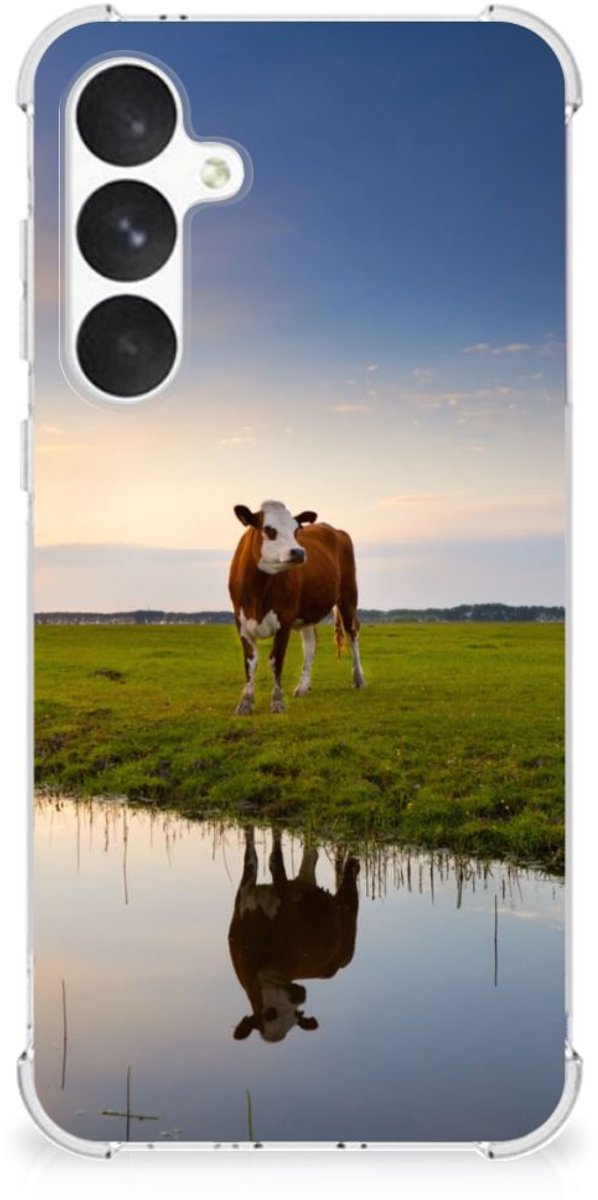 Back Cover voor Samsung Galaxy A55 Case Anti-shock Koe