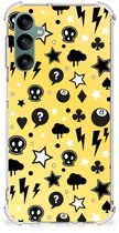 Coque Samsung Galaxy A24 avec bord transparent Punk Yellow