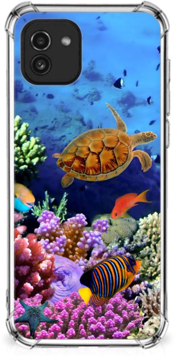 Samsung Galaxy A03 Case Anti-shock Vissen