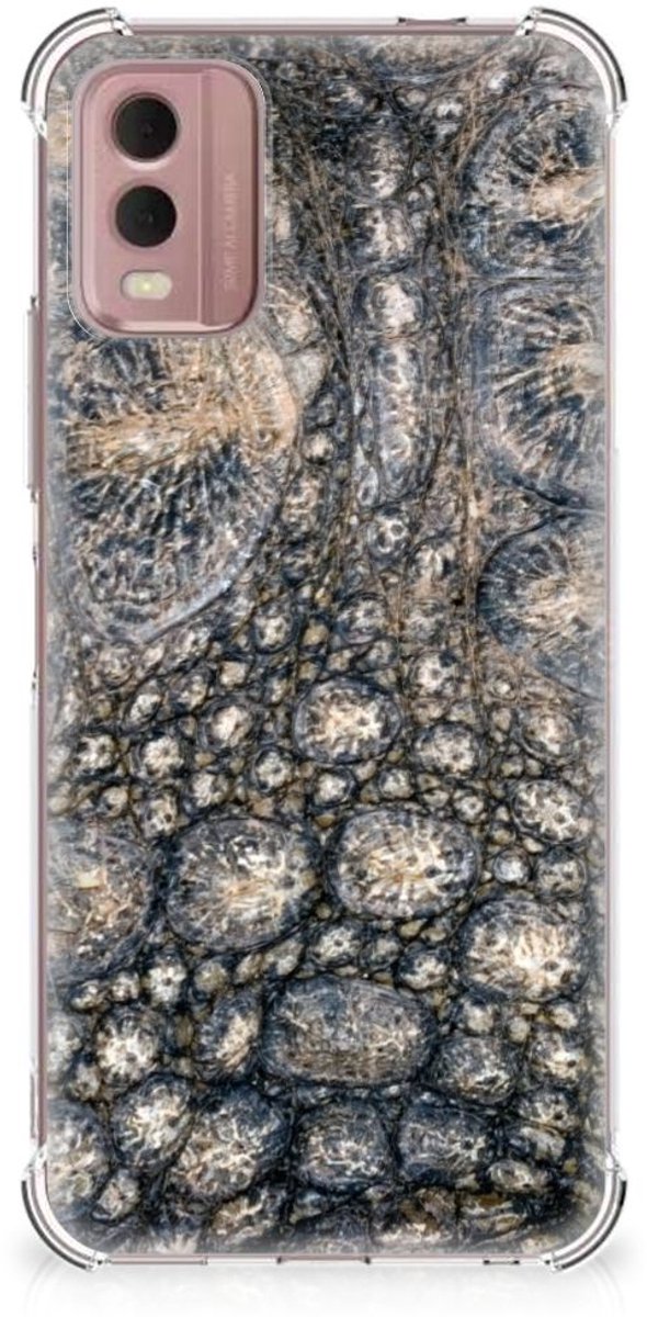 Nokia C32 Case Anti-shock Krokodillenprint