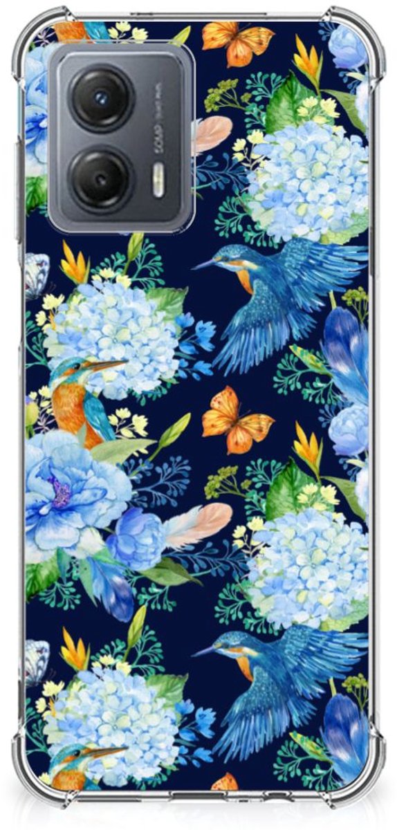 Case Anti-shock voor Motorola Moto G53 IJsvogel