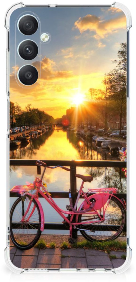 Samsung Galaxy A05s Telefoonhoesje met valbescherming Amsterdamse Grachten
