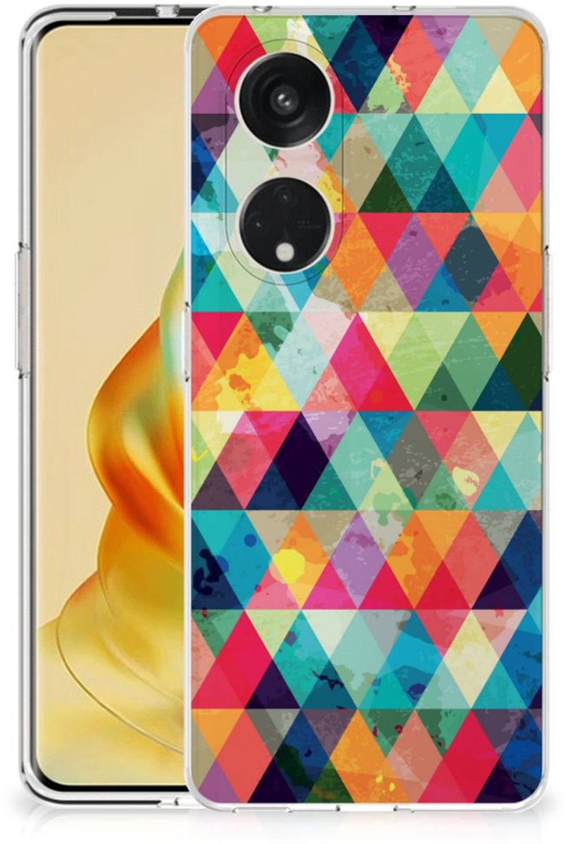 OPPO Reno8 T 5G TPU bumper Geruit