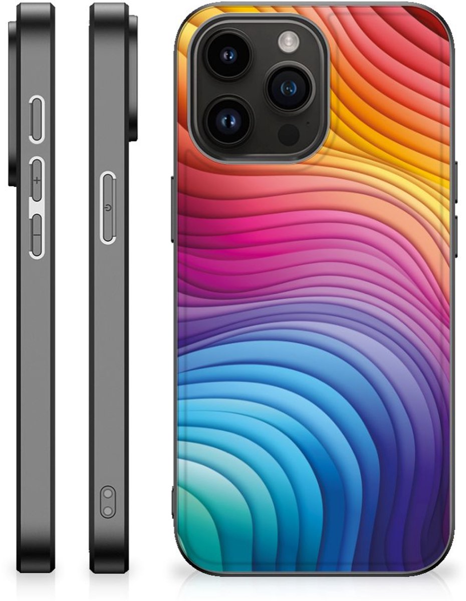 Backcover voor iPhone 15 Pro Max Regenboog