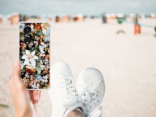 Coque adaptée pour OPPO Reno8 T 5G Dark Flowers