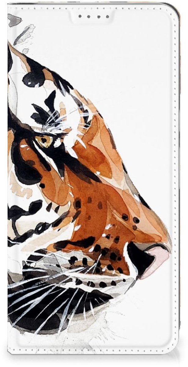 Book Case voor Bookcase Google Pixel 8 Pro Watercolor Tiger