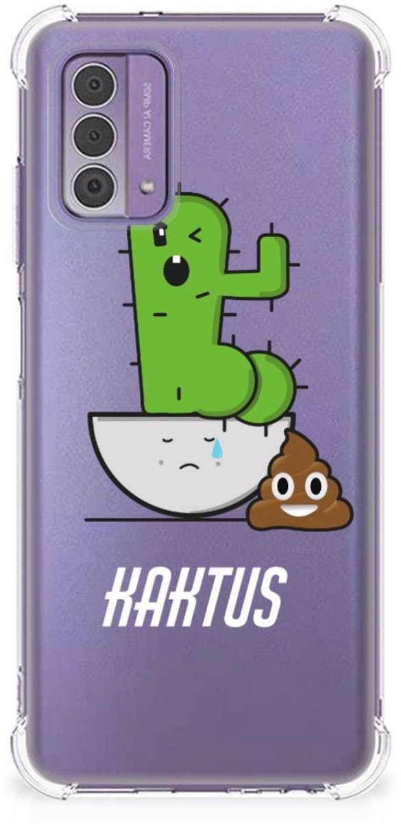 TPU Case Anti-Shock voor Nokia G42 Stevig Bumper Hoesje Cactus Poo