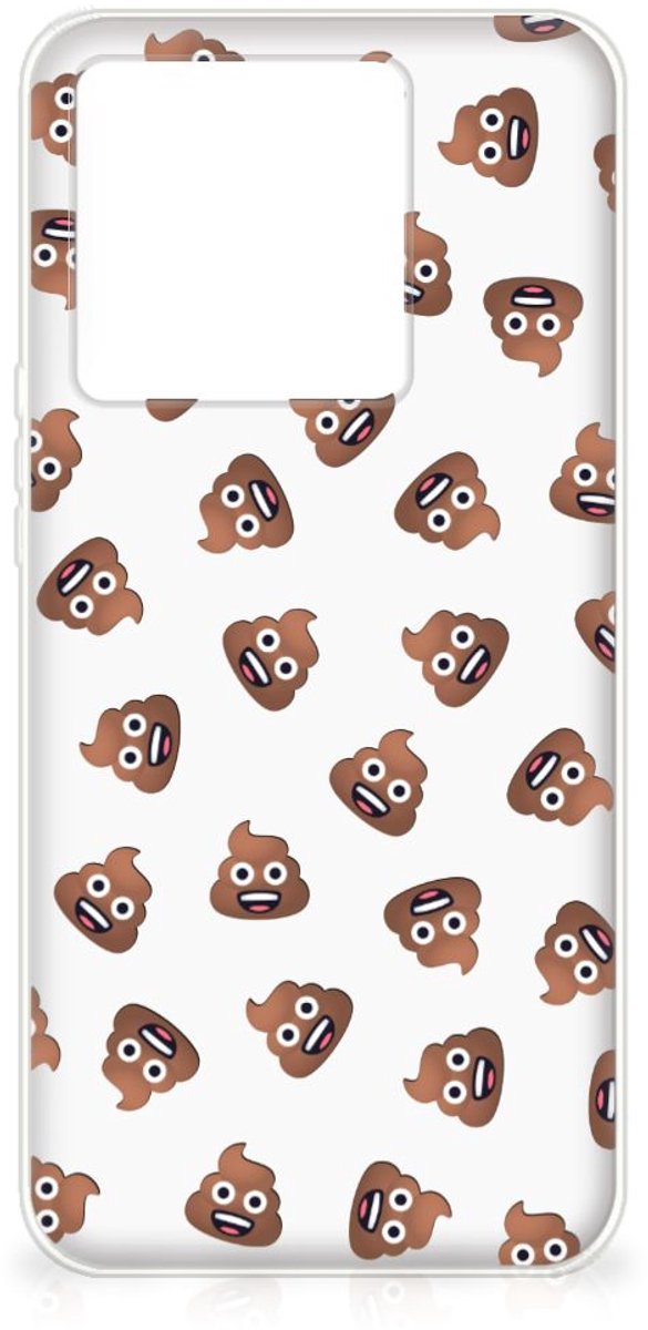 TPU bumper voor Xiaomi 13T Poep Emojis