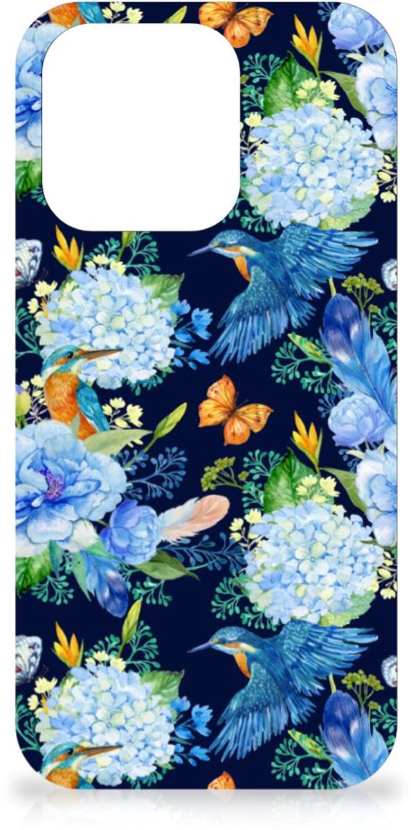 TPU Hoesje voor iPhone 15 Pro IJsvogel