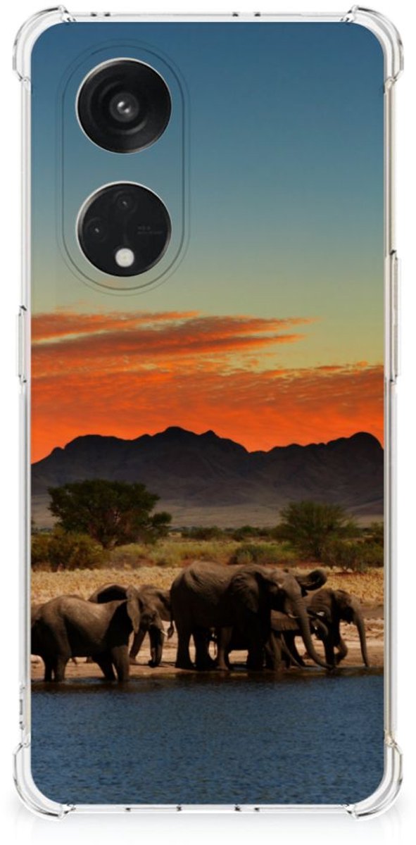 OPPO Reno8 T 5G Case Anti-shock Olifanten