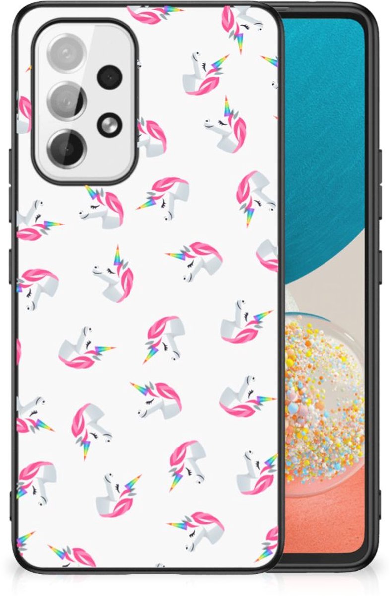 Back Case voor Samsung Galaxy A53 Unicorns